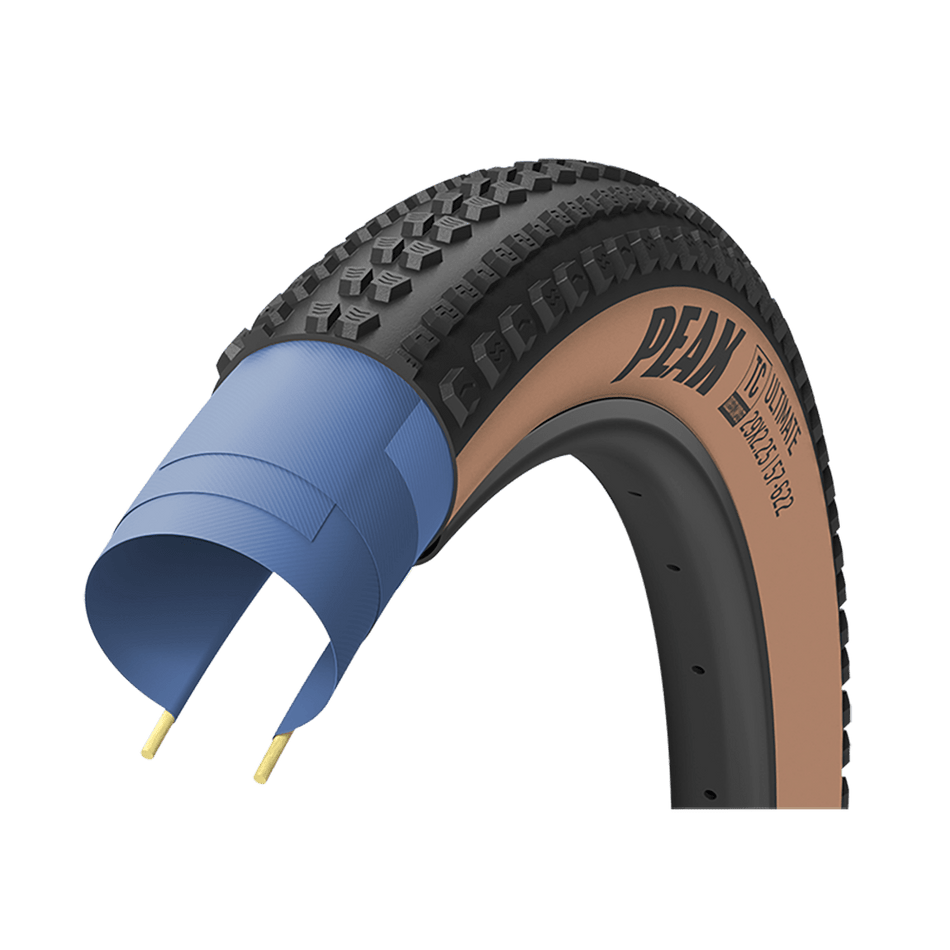 Reifen 27,5x2,25 PEAK Tubeless Komplett Cross Country Schwarz/Para