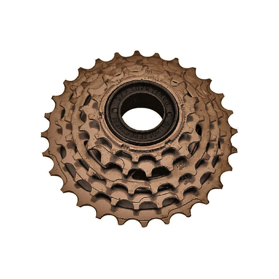 Threaded Freewheel 7-Speed x 14/28 Teeth Burnished