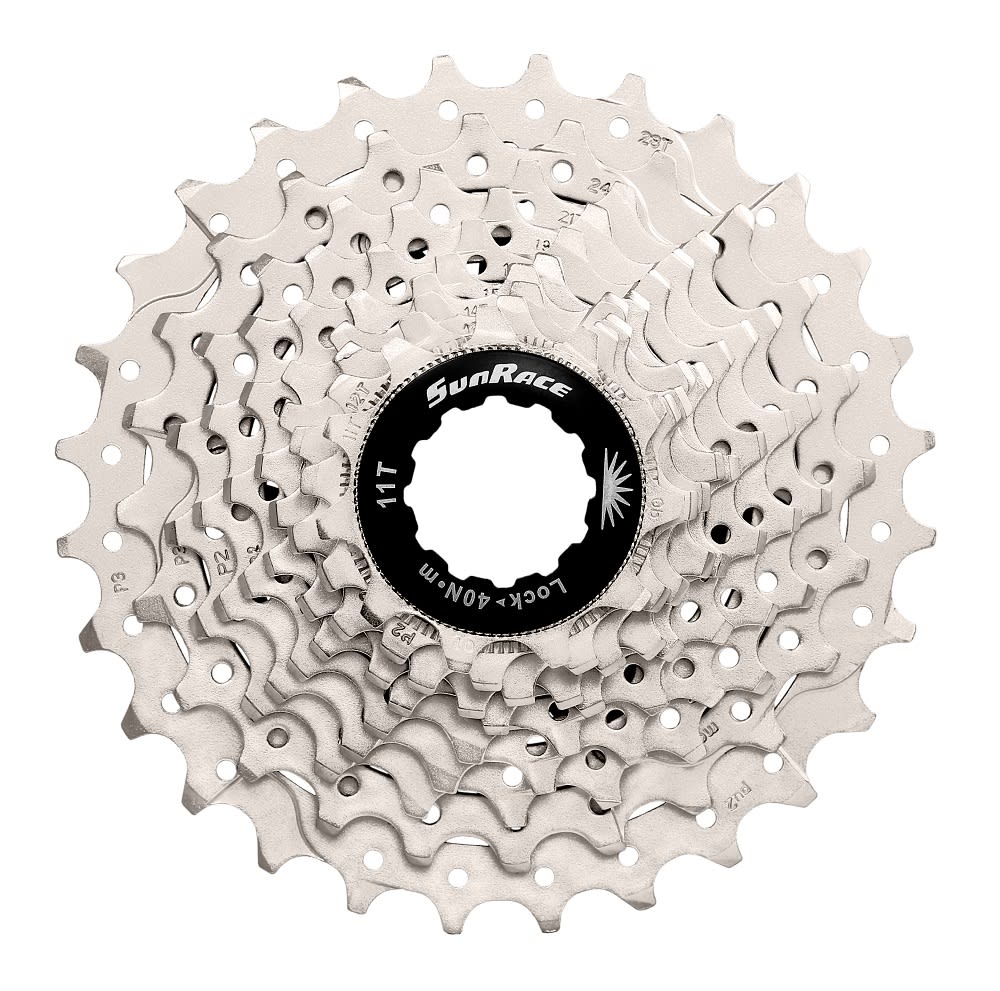 Kaseta SZOSOWA 10S x 11/28 Zęby Stal/Aluminium Srebrny — SHIMANO