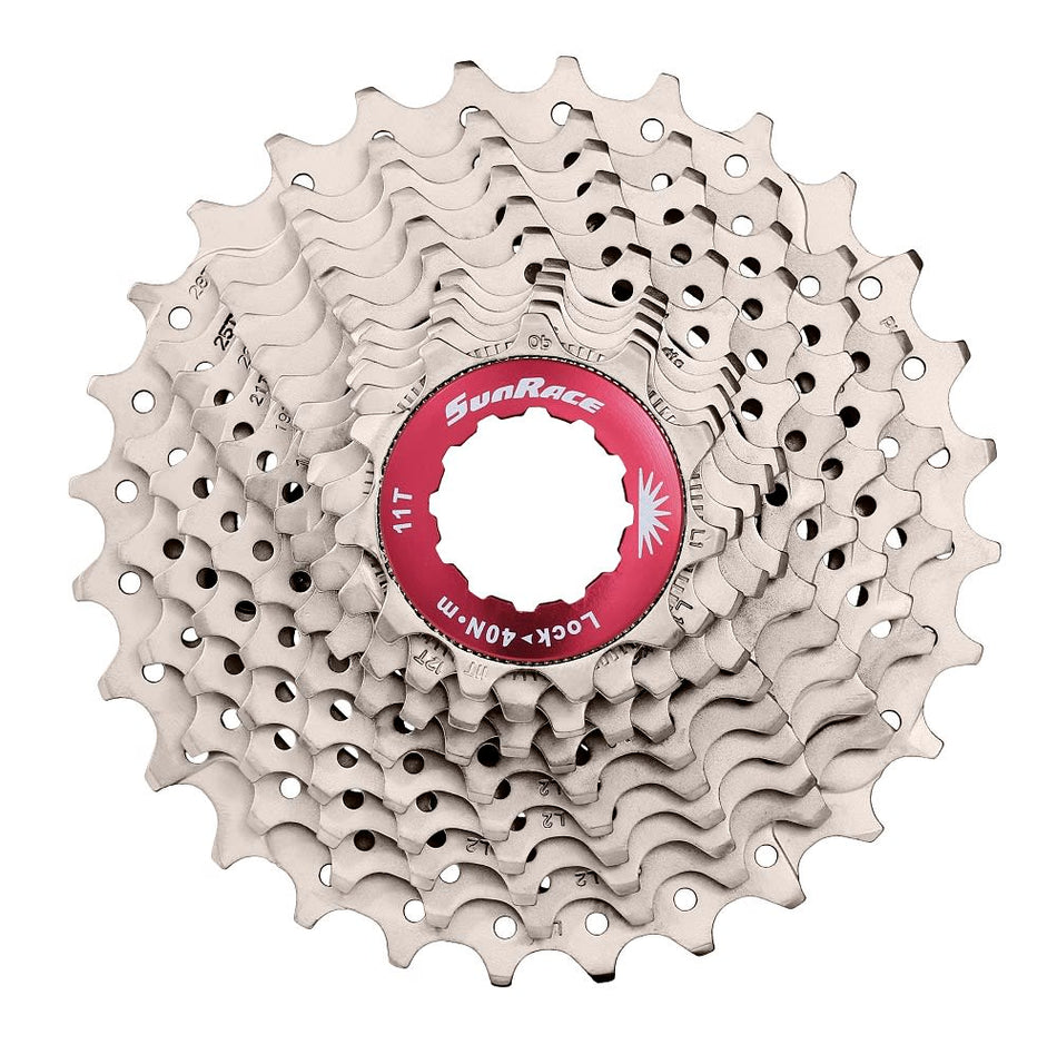 ROAD-Kassette 11V x 11/34 Zähne aus Aluminium Silber - SHIMANO Freilaufkörper
