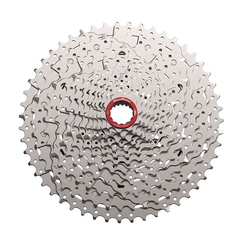 MTB-Kassette 12V x 10/51 Zähne aus silbernem Stahl - SHIMANO Freilaufkörper