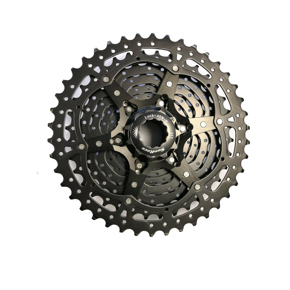 MTB-Kassette 10V x 11/42 Zähne aus schwarzem Stahl - SHIMANO Freilaufkörper