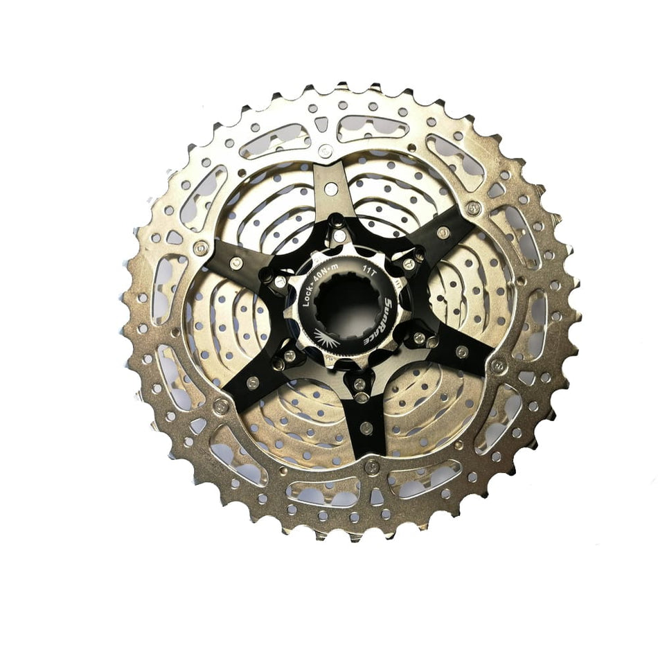 MTB-Kassette 10V x 11/42 Zähne aus silbernem Stahl - SHIMANO Freilaufkörper