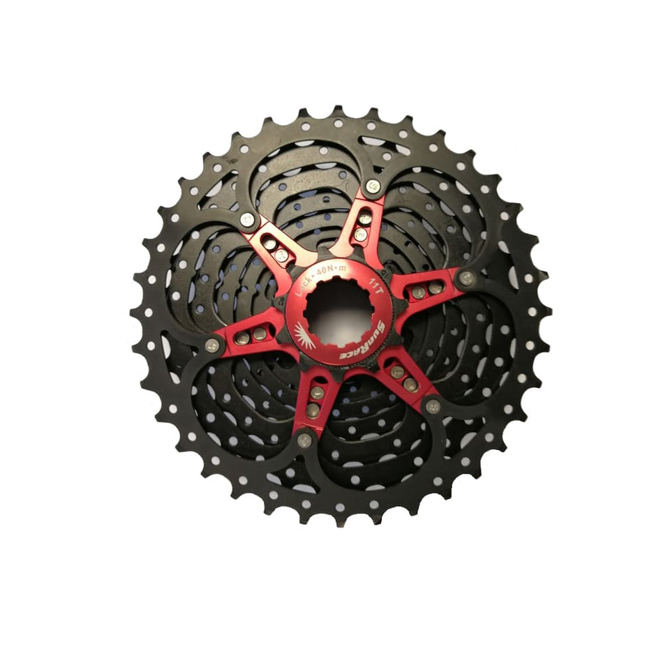 MTB-Kassette 10V x 11/36 Zähne aus schwarzem Aluminium - SHIMANO Freilaufkörper