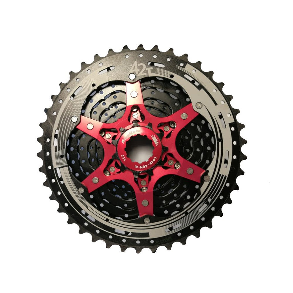 MTB-Kassette 11V x 11/42 Zähne aus schwarzem Aluminium - SHIMANO Freilaufkörper