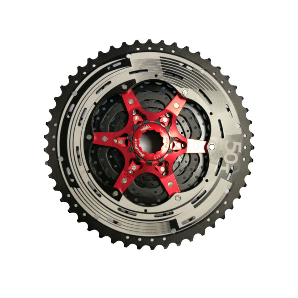 MTB-Kassette 11V x 11/51 Zähne aus schwarzem Aluminium - SHIMANO Freilaufkörper