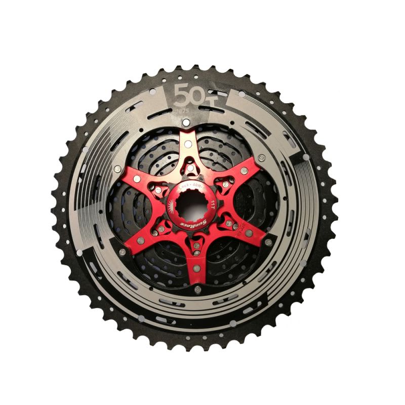 MTB-Kassette 12V x 11/50 Zähne aus schwarzem Aluminium - SHIMANO Freilaufkörper