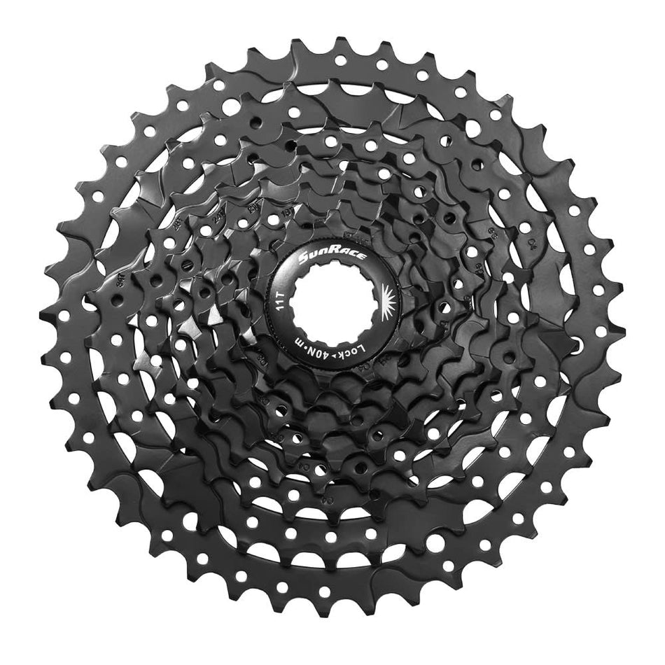 MTB-Kassette 9V x 11/40 Zähne aus Stahl Schwarz - Freilaufkörper SHIMANO