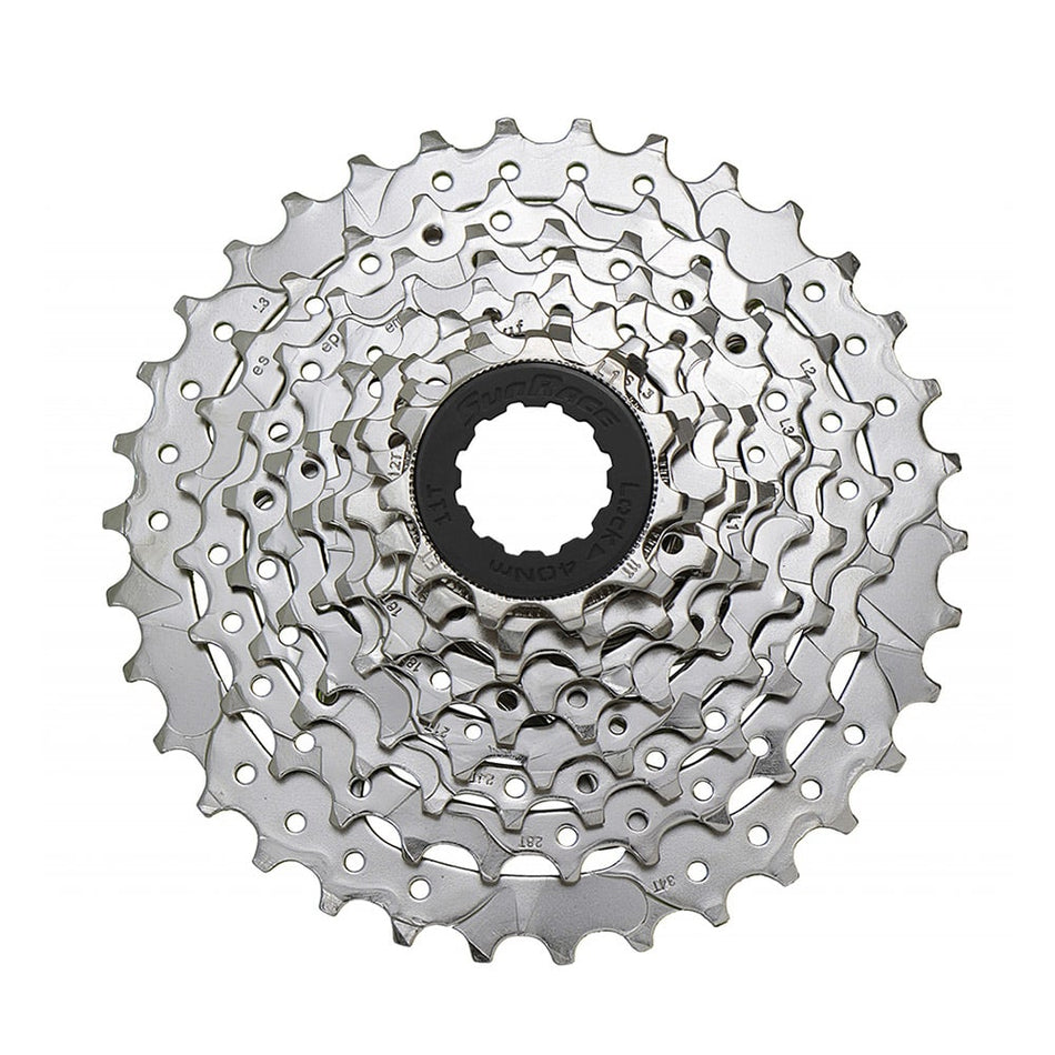 Kassette 9V x 11/34 Zähne aus Nickel Silber - Freilaufkörper SHIMANO