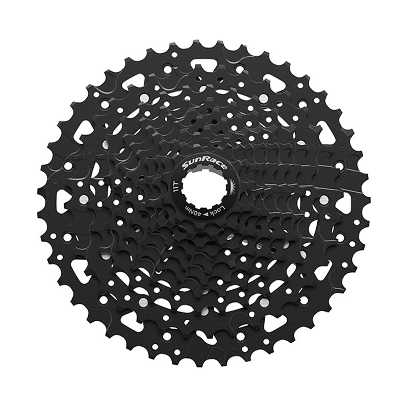U-SERIES Kassette 10V x 11/43 Zähne Schwarz - Kompatibel mit Cues