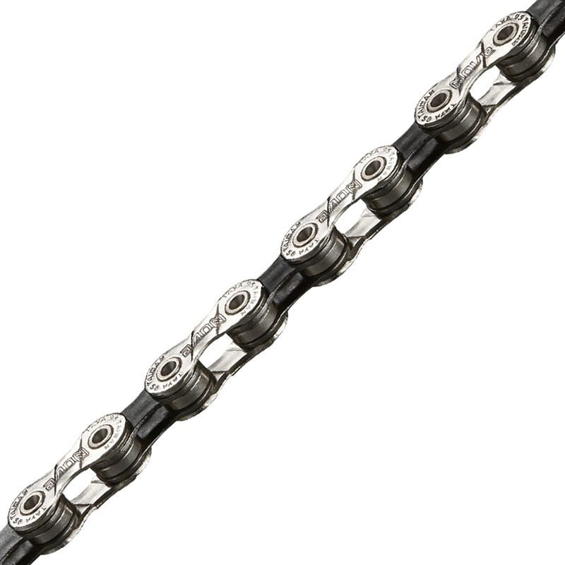 Kette 9V Schwarz/Silber (2 Sätze Ersatzglieder inklusive)