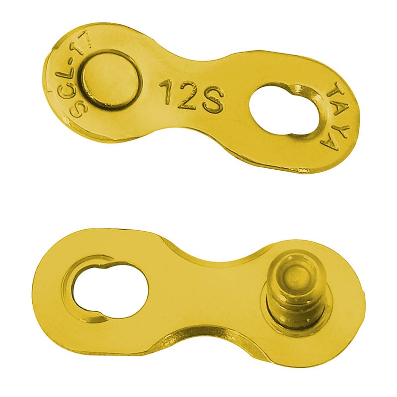 12V Gold Kettenschloss mit SIGMA+ Öffnendem Verbinder (2 Sätze)
