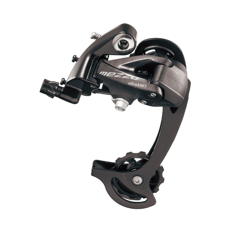 MTB Schaltwerk 2/3x7/8/9V Lange Käfig aus Stahl 36 Zähne Schwarz