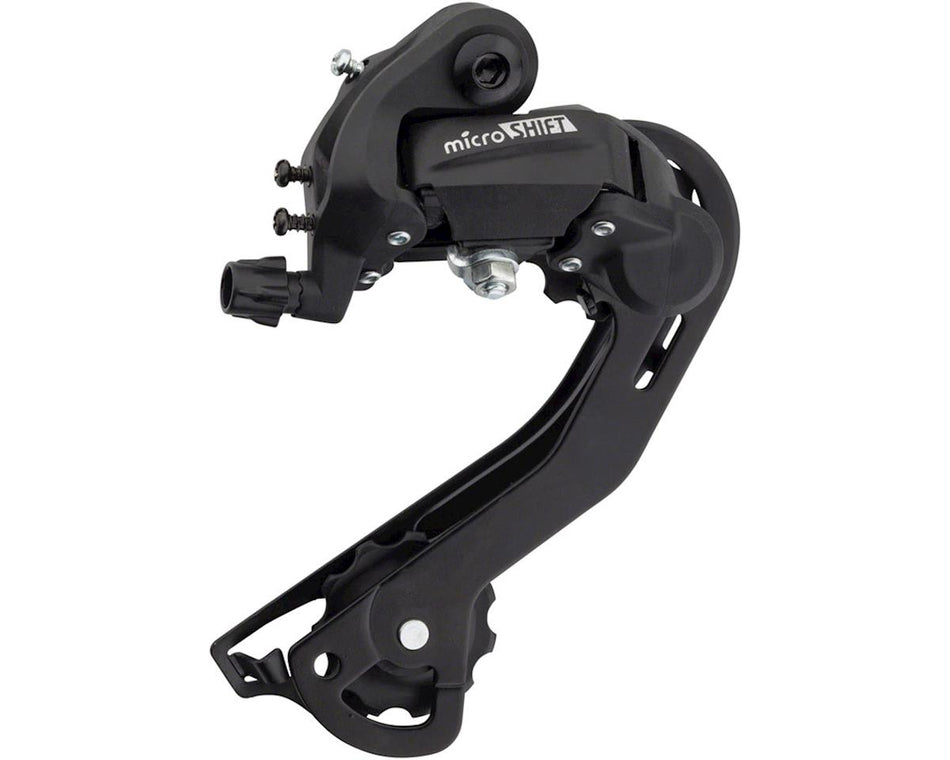 MTB Schaltwerk 1/2x6/7V Kurzer Käfig aus Stahl 30 Zähne Schwarz