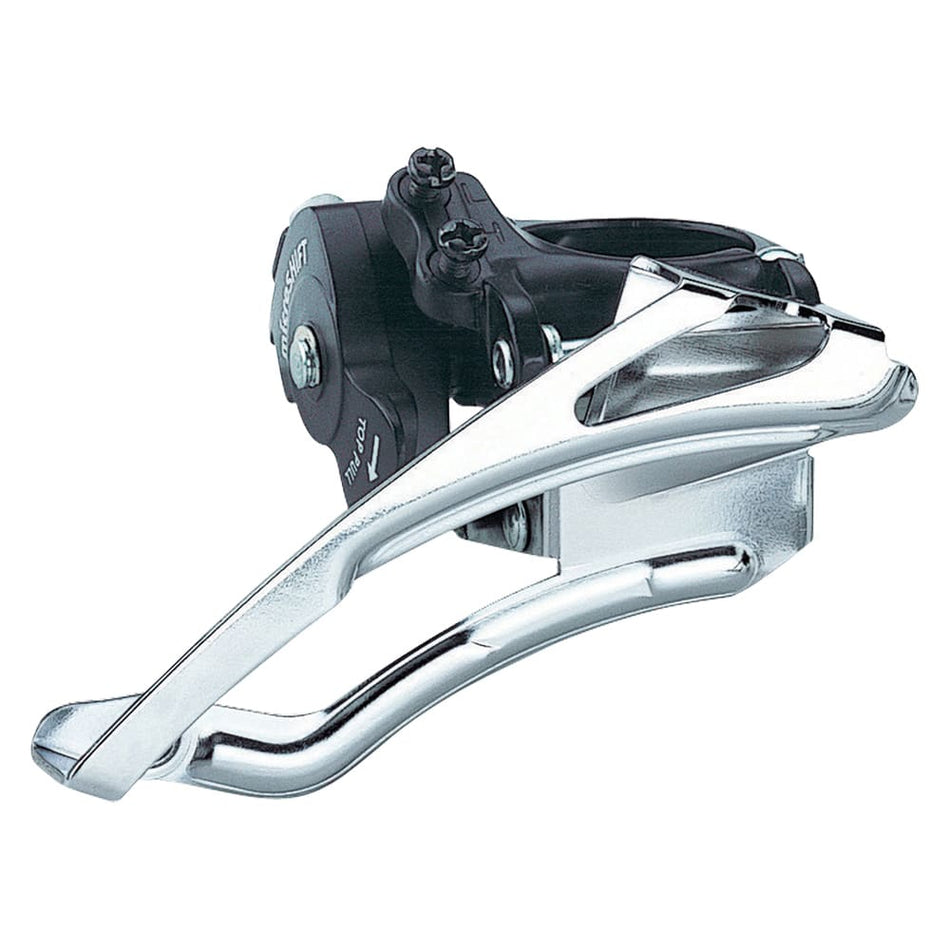 MTB Umwerfer 3x8V aus Aluminium/Stahl mit Schellenbefestigung