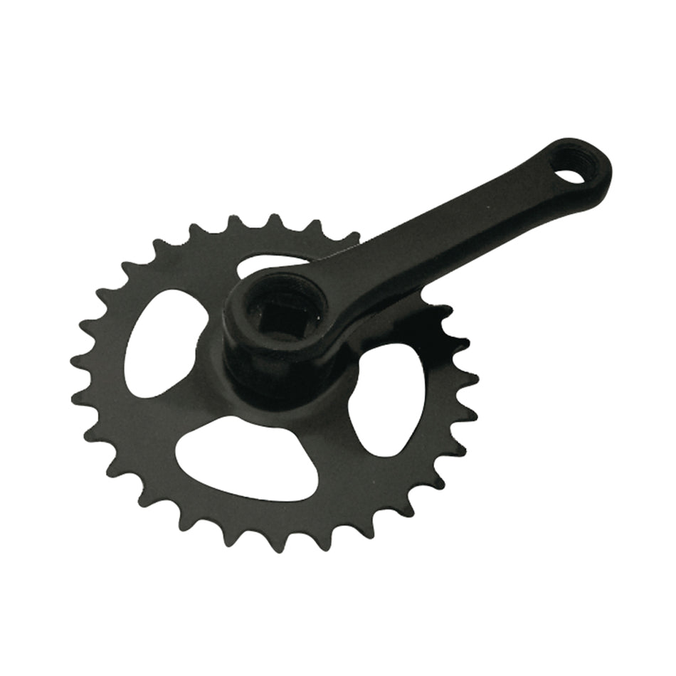 Junior Crankset 12" 1-Speed 28 Teeth x Crank Arm: 102mm Black