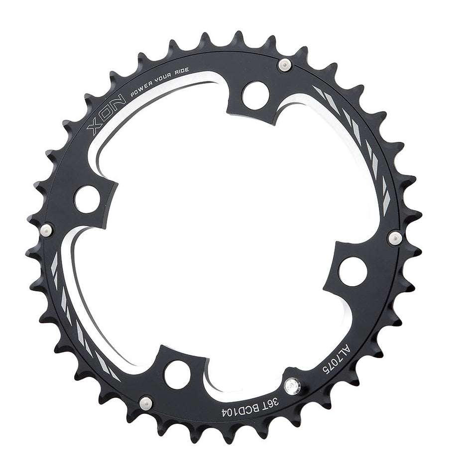 Außenkette 42 Zähne - BCD 104mm Schwarz