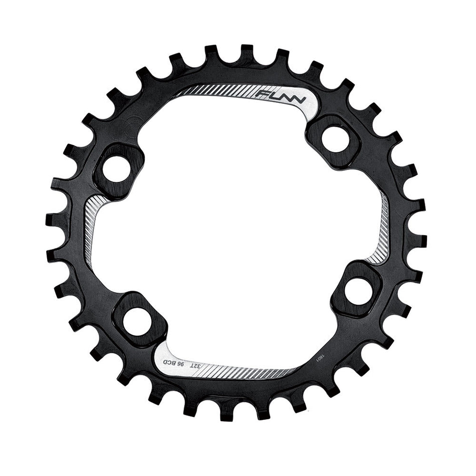 SOLO 96 Chainring 34 Teeth in 7075 CNC Aluminum Black - BCD 96mm