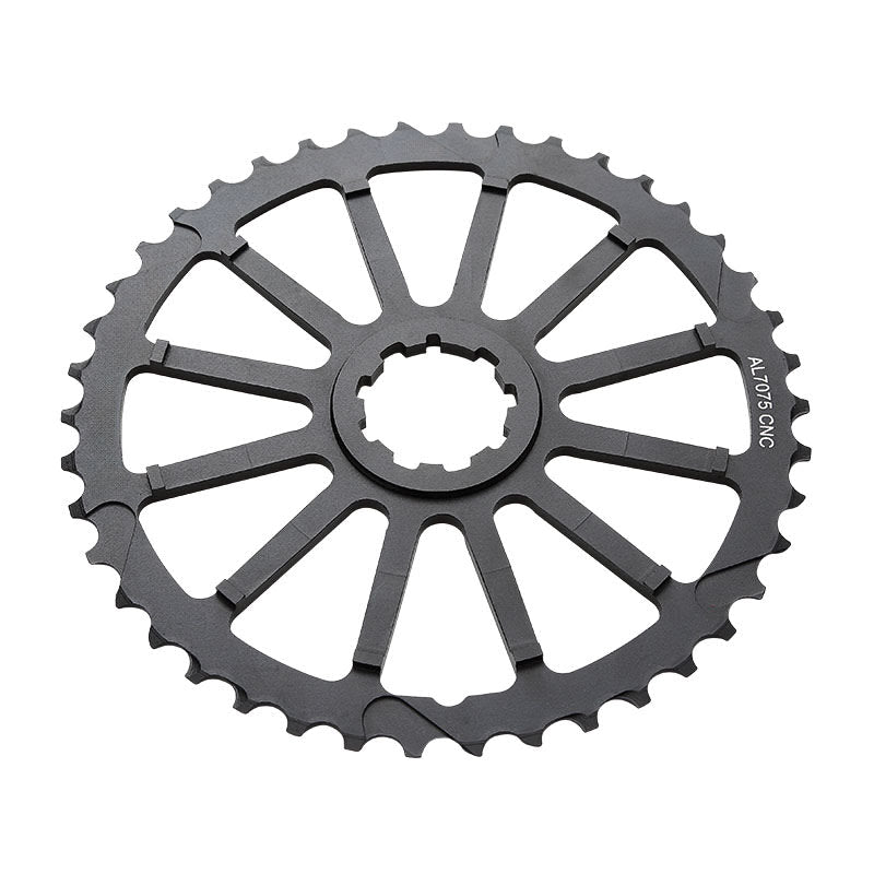 Vergrößertes einzelnes Hinterrad-Kettenblatt 40 Zähne Schwarz für SRAM/SHIMANO