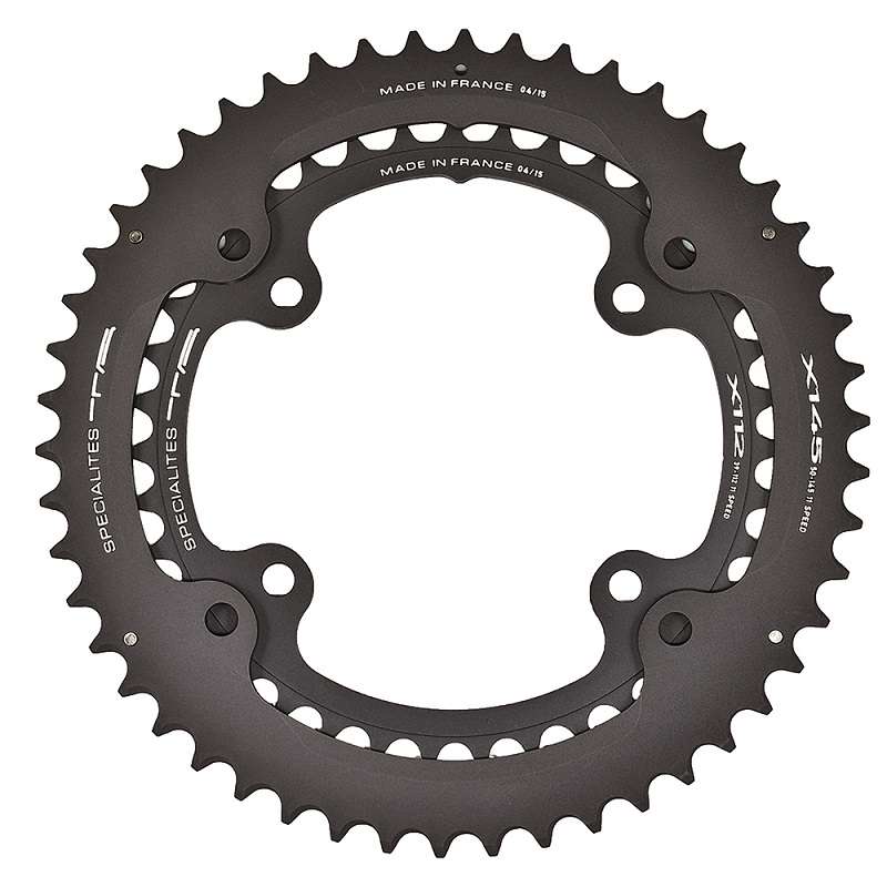 Single Chainring 11V x 53 Teeth - BCD 145mm Anthracite for CAMPAGNOLO