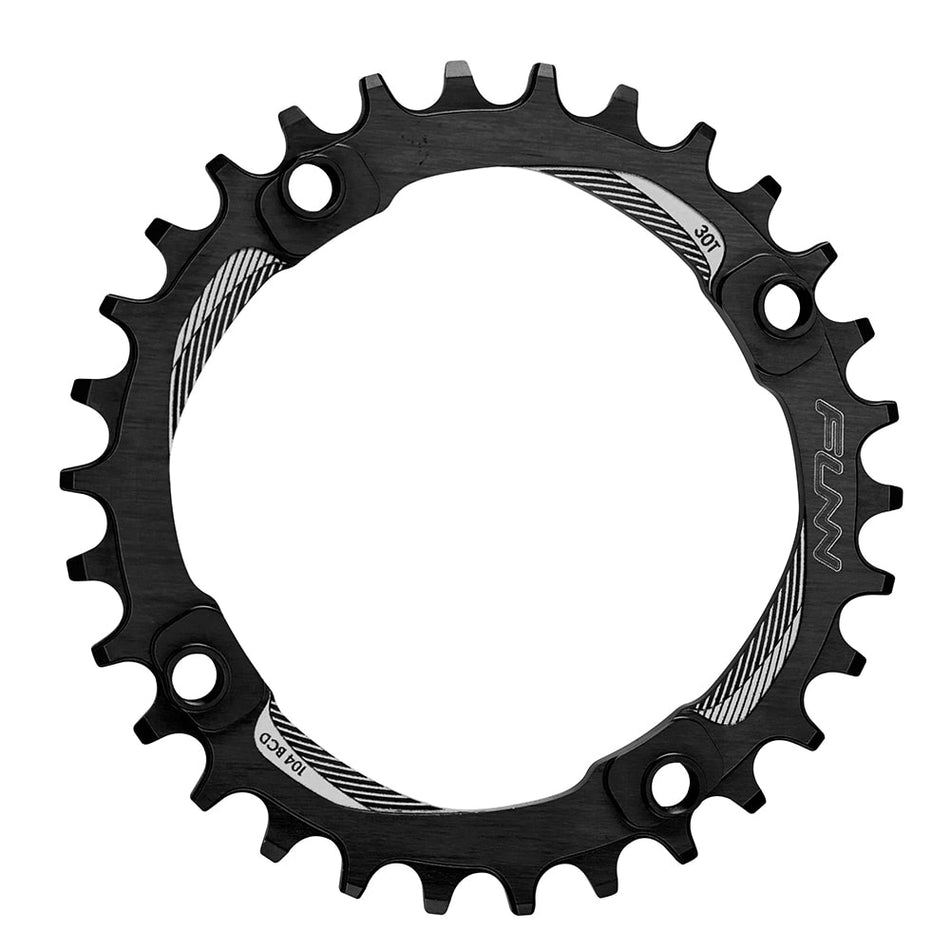 SOLO 104 Chainring 34 Teeth in 7075 CNC Aluminum Black - BCD 104mm