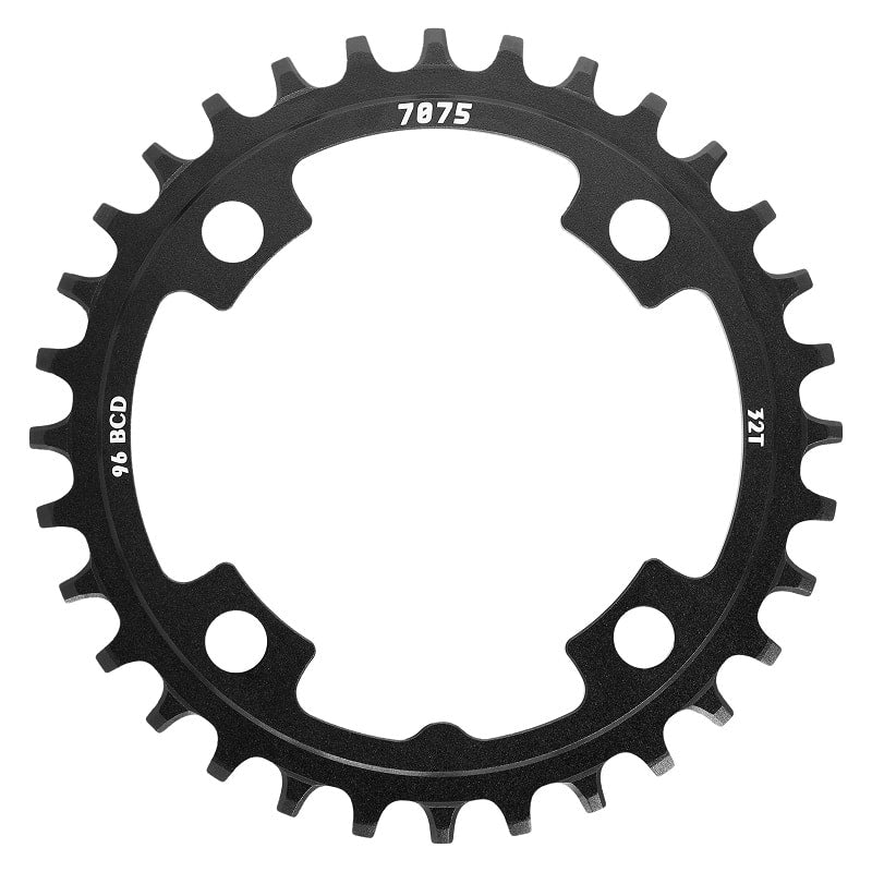 Einzelnes Kettenblatt 32 Zähne - BCD 96mm Schwarz für Kurbel (305850640)