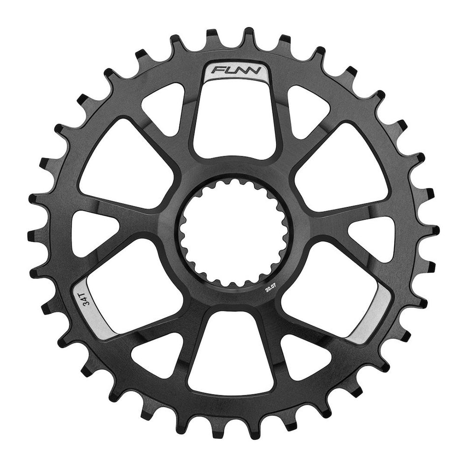 SOLO DS 32-Tooth 7075 CNC Aluminum Chainring Black - 3mm Offset