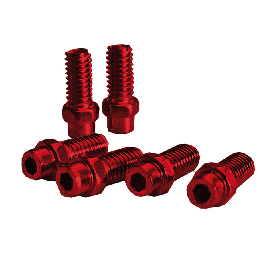 FREERIDER 8mm Pedal Pins (KIT) Red Aluminum - 40 Pieces