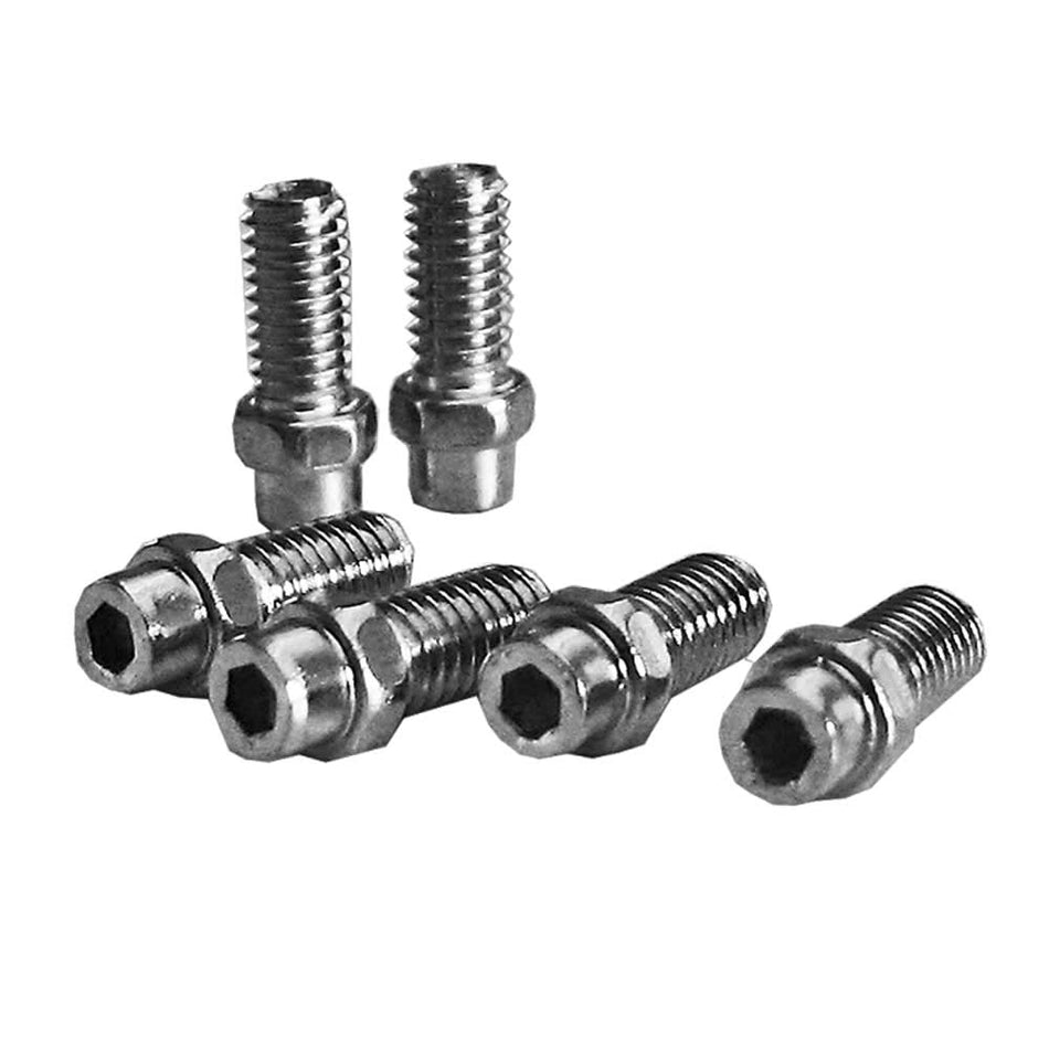 Pedalachsen (KIT) FREERIDER 4mm aus silbernem Aluminium - 40 Stück