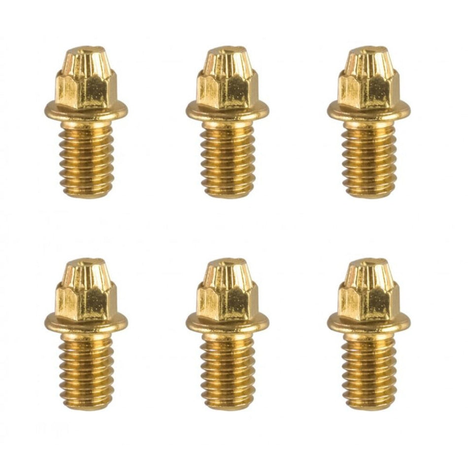 Pedal Pins (KIT) BLACK MAGIC Gold - 32 Pieces + 2 Caps