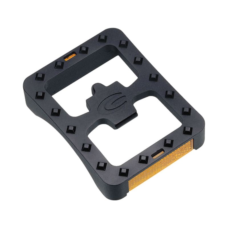 Adapter 72x98x18mm SPD/FLAT aus schwarzem Thermoplast
