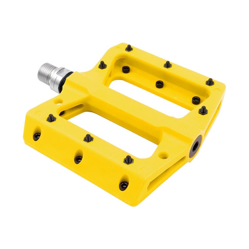 FLAT Pedals in Yellow Thermoplastic