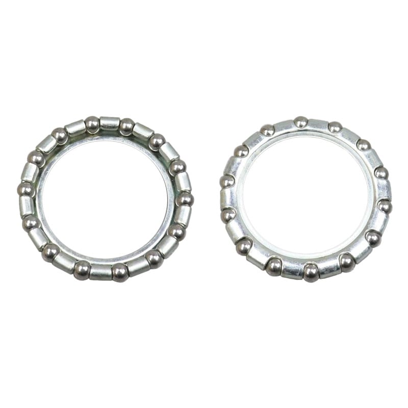 Steering Ball Cage 5/32" x 14B (34mm) Silver with Plate (OEM 20 Pieces)