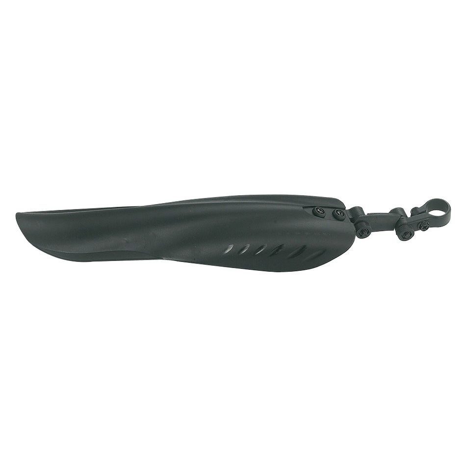 24/26" MTB Junior (370mm) Rear Fender in Black Plastic