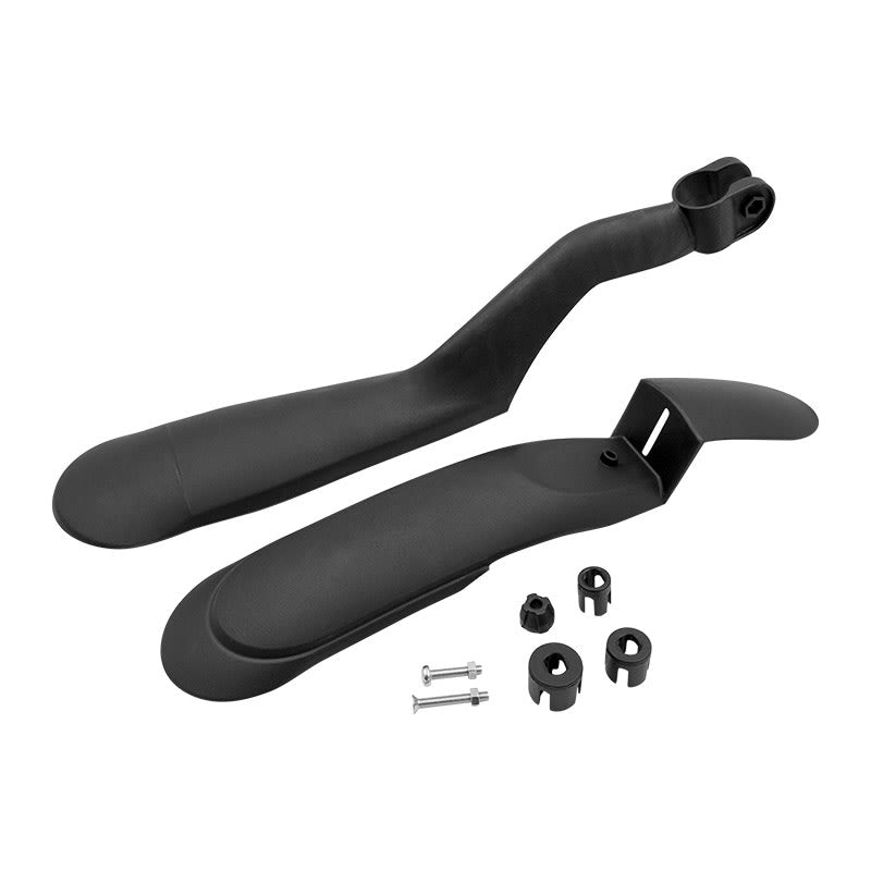 Schutzblech Junior 16/20" vorne + hinten aus schwarzem Kunststoff (Paar)