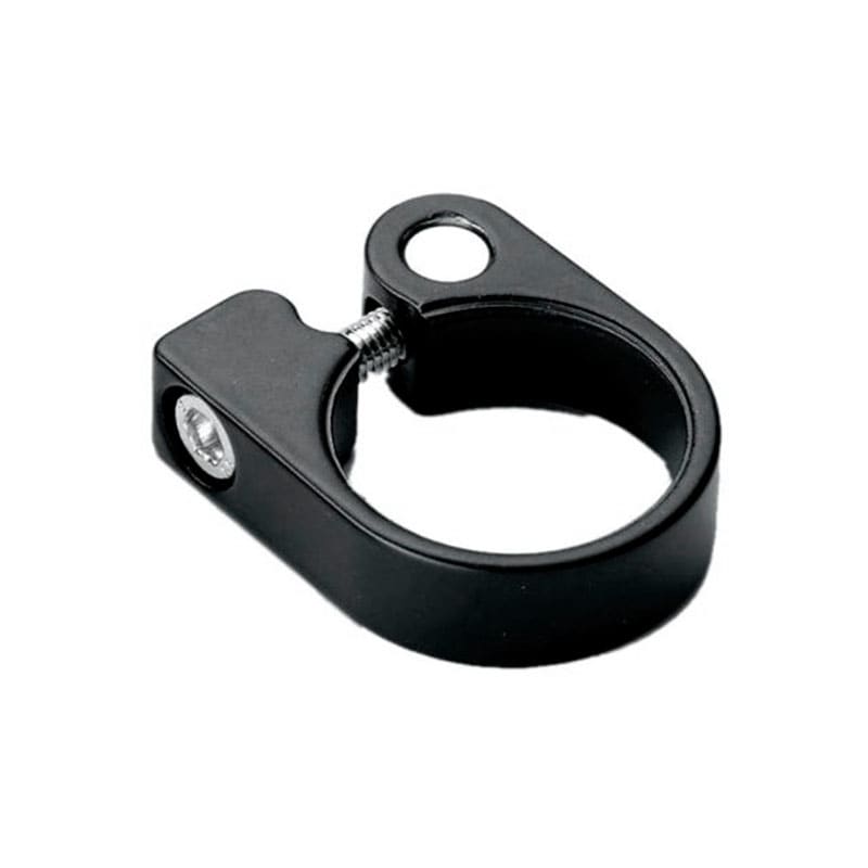 31.8mm MTB/ROAD Seatpost Clamp in Black Aluminum (OEM)