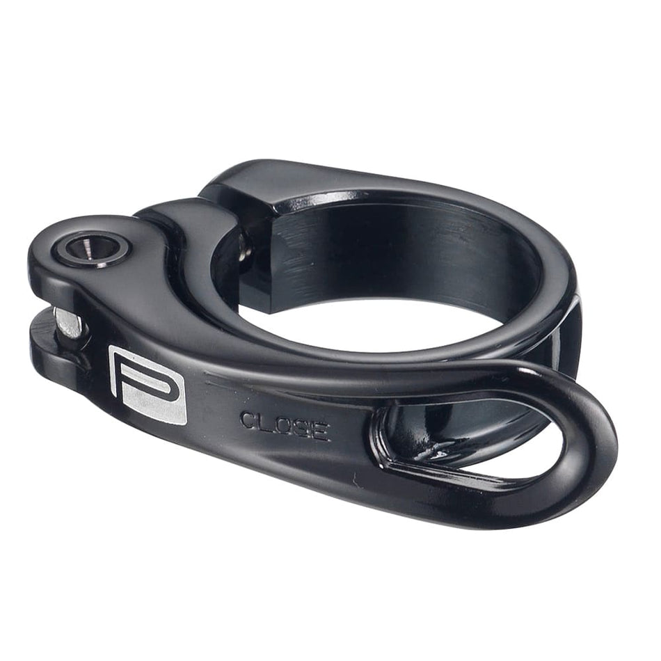 31.8mm BIG LEVER Seatpost Clamp in Black Aluminum (OEM 1 Piece)