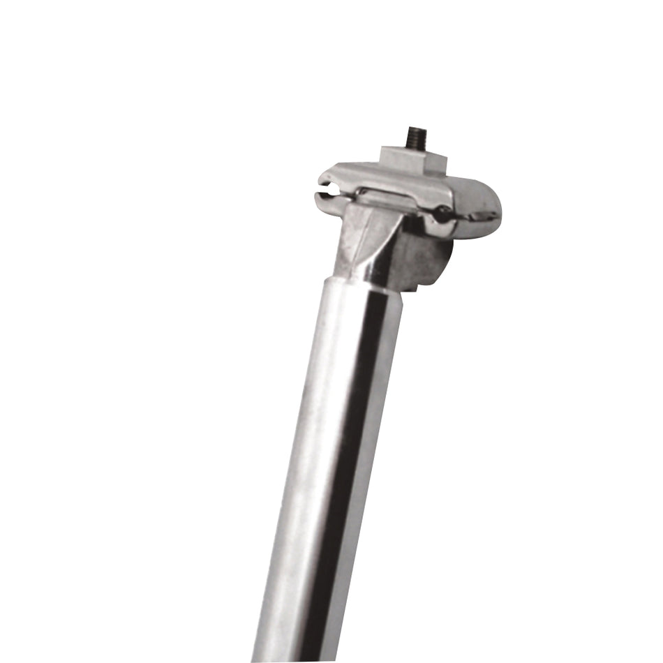 31.8x300mm ROAD/MTB Seatpost in Silver Aluminum - Offset: 10mm