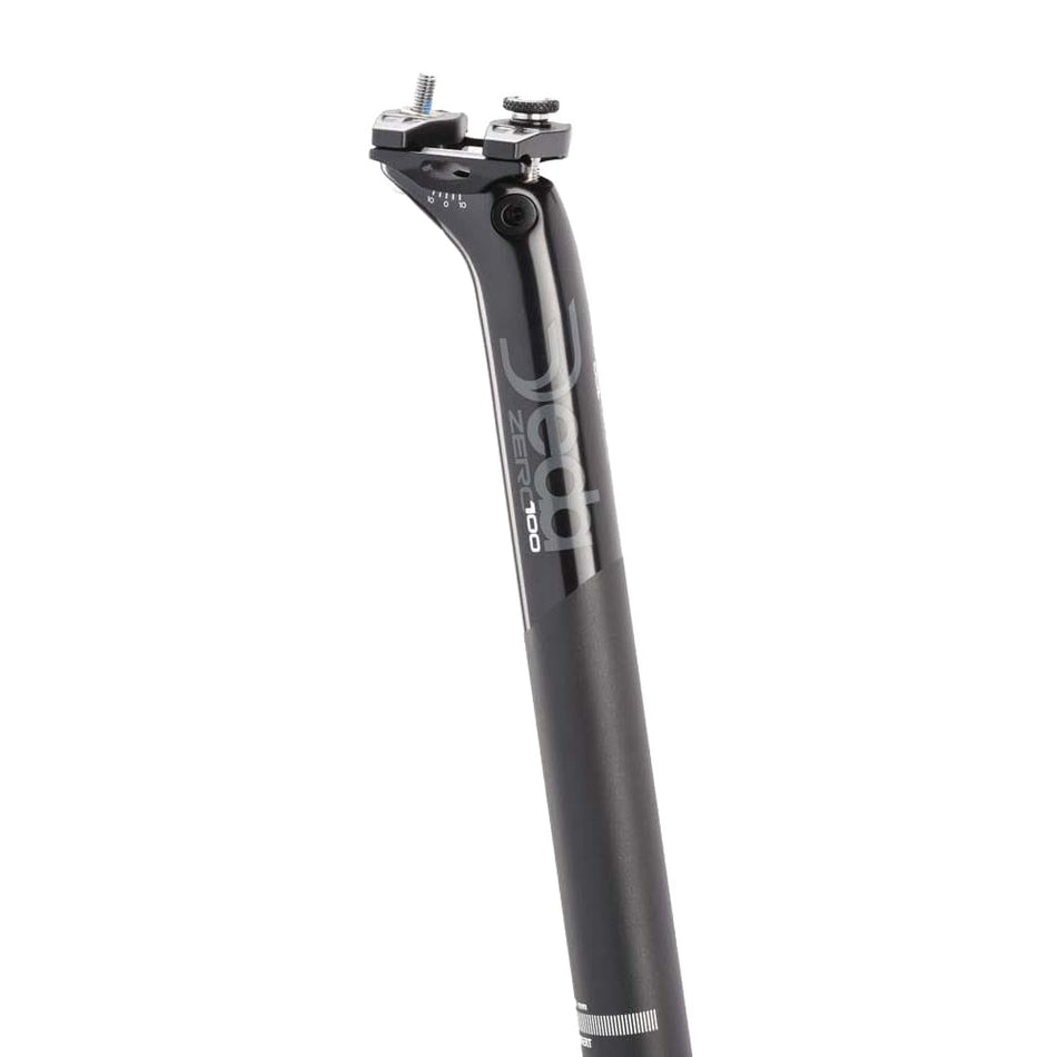 27.2x350mm ZERO100 Black on Black Finish Seatpost Offset: 12mm
