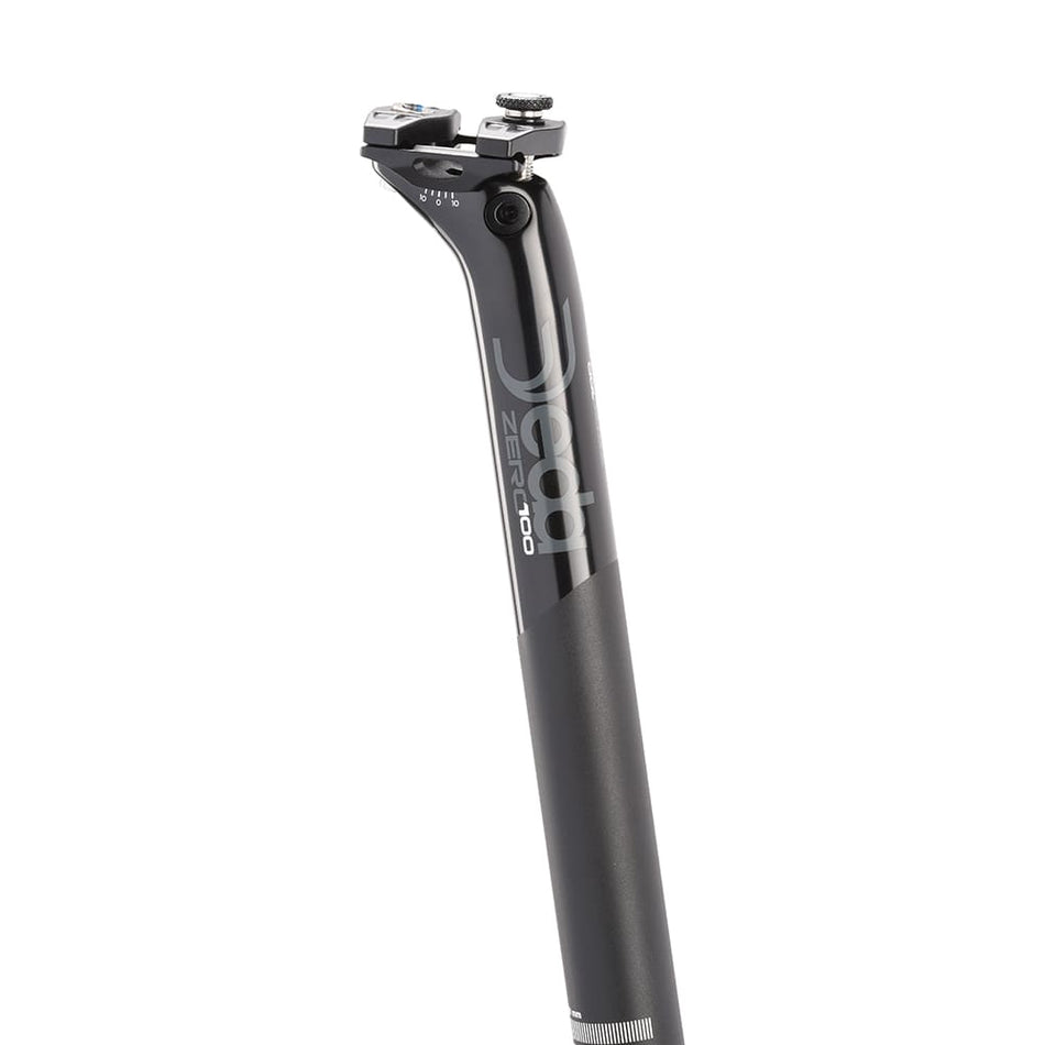 Seatpost 31.6x350mm ZERO100 Black on Black Finish Offset: 12mm