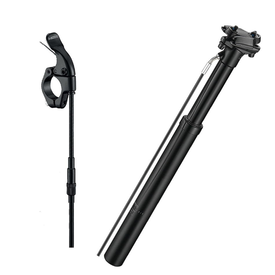 Teleskopsattelstütze 30,9x125mm aus Aluminium 6061 - Außenliegendes Kabel