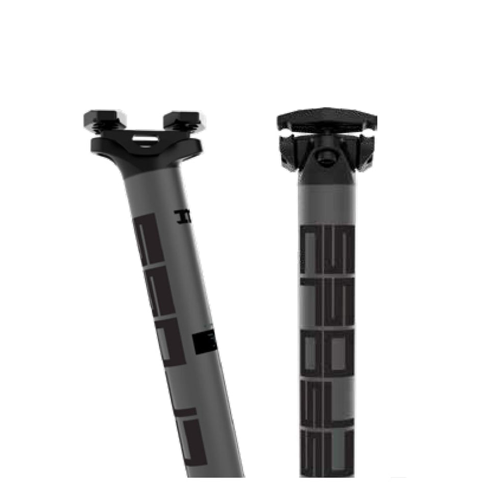 27.2x400mm MUD CROSS Polish on Black Finish Seatpost Offset: 0mm