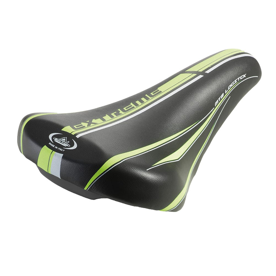 Sattel COMFORT Junior 20/24" 285x160mm Schwarz/Gelb