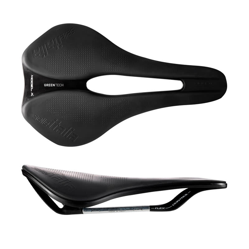 Saddle Selle Italia 145x245mm MODEL X GREEN (L3) Superflow Black - 299gr