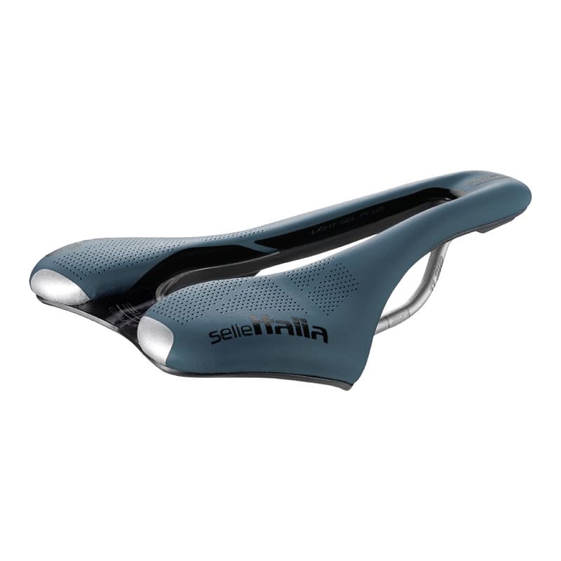 Sattel 130x248mm SLR BOOST (S3) Gravel Blau Granit - 204gr