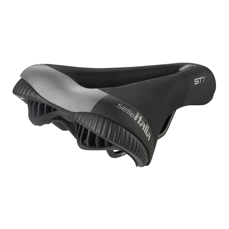 Sattel 166x261mm ST1 SPORTOURING (L3) Leichtgelb Superflow Schwarz