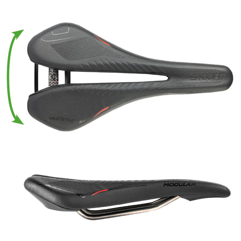 Sattel 260x130-150mm MODULAR ERGO RS ROAD Unisex Schwarz - 270gr