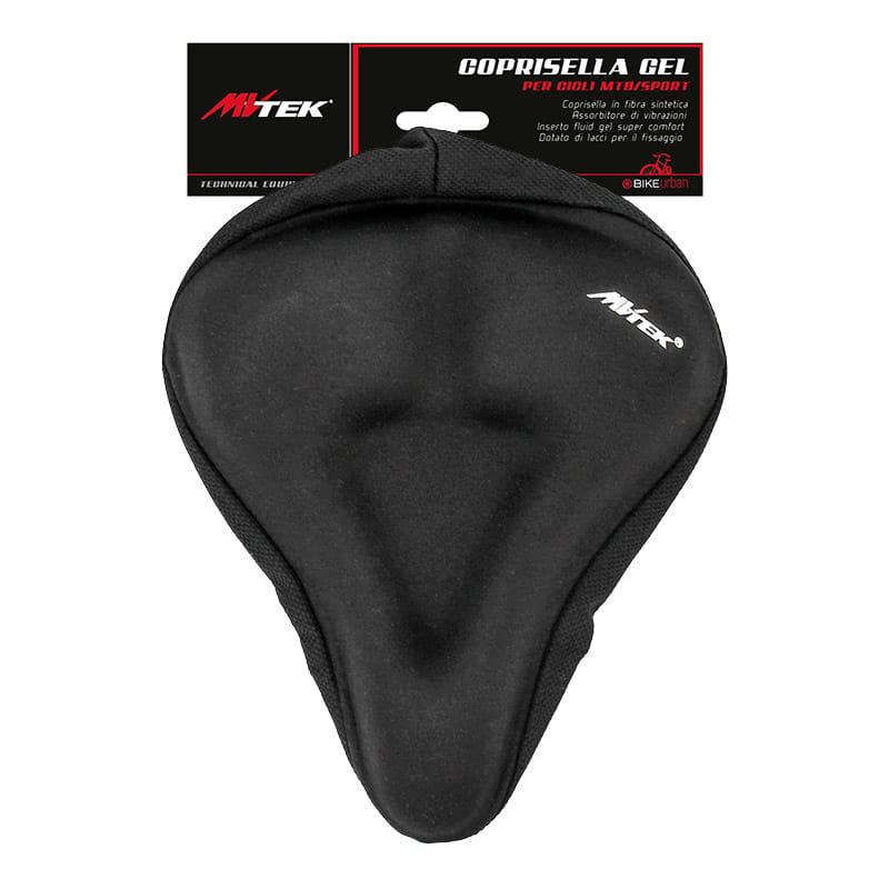 Gel-Sattelüberzug 250x180mm MTB/SPORT Schwarz