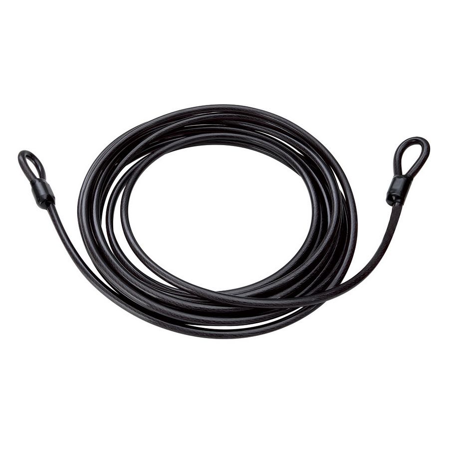 Steel Cable Diameter: 12mm x Length: 9 meters Smoke Black