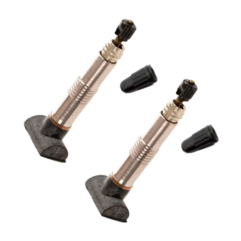 PRESTA Tubeless Valves L40mm Beveled Base EASY FIT Brass (Pair)
